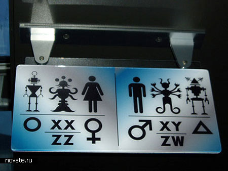 Туалет во Всемирном Музее Фантастики в Сиэтле, США